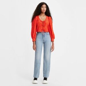 Levis High Waisted Straight Jean - 26